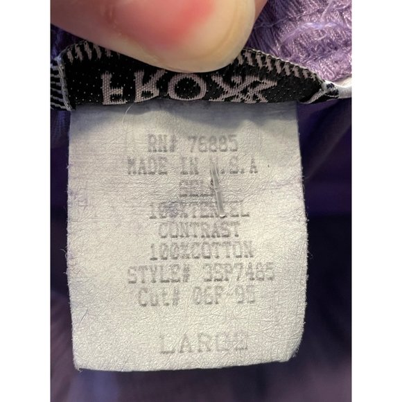 Vintage FROXX Women's Purple Lavender Pull On Pant - Picture 9 of 14
